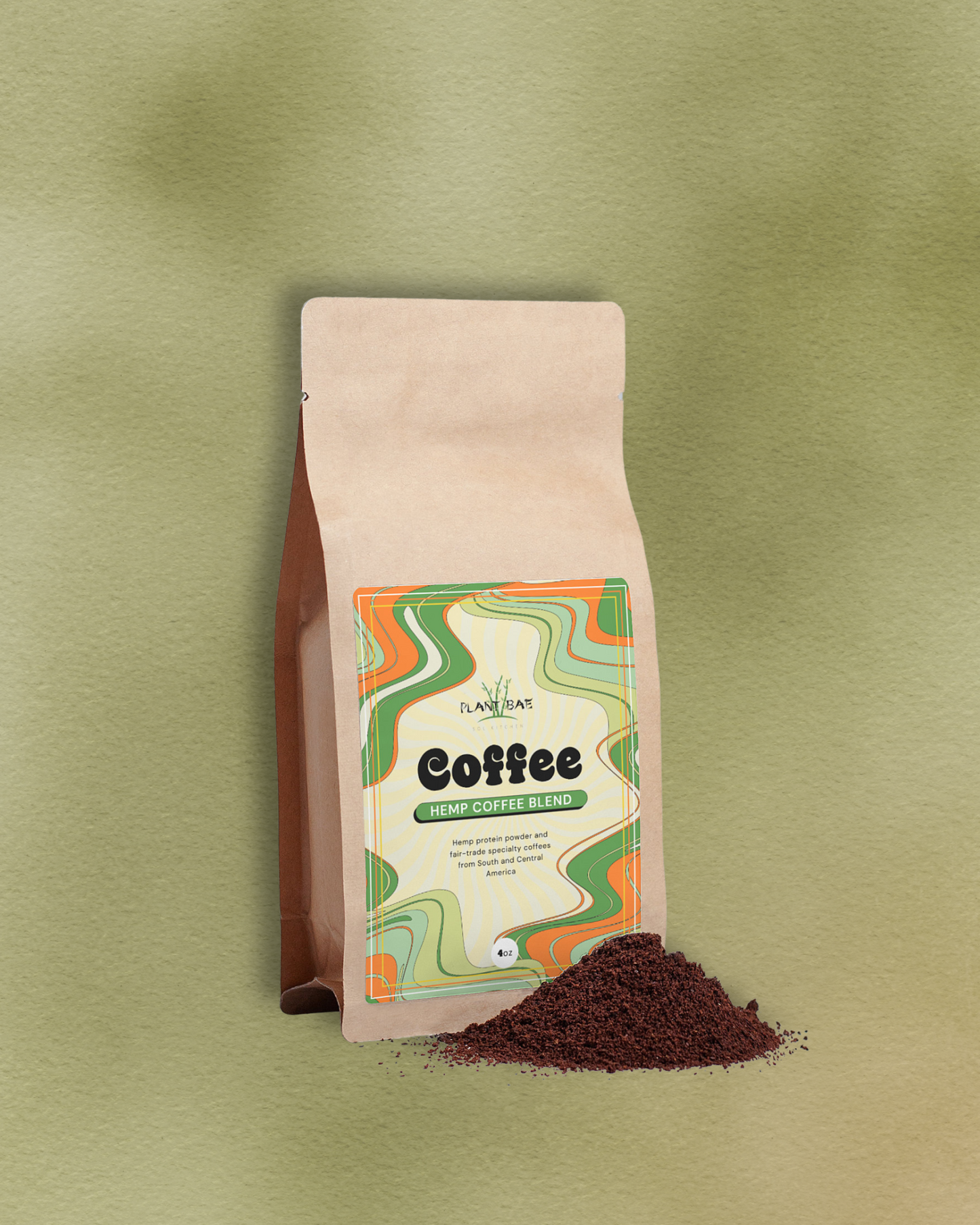 ORGANIC HEMP COFFEE BLEND - MEDIUM ROAST 4oz