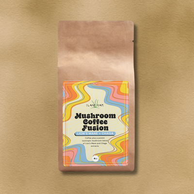 MUSHROOM COFFEE FUSION - LION'S MANE & CHAGA 4oz