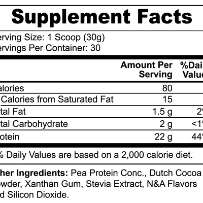 VEGAN PEA PROTEIN (CHOCOLATE)